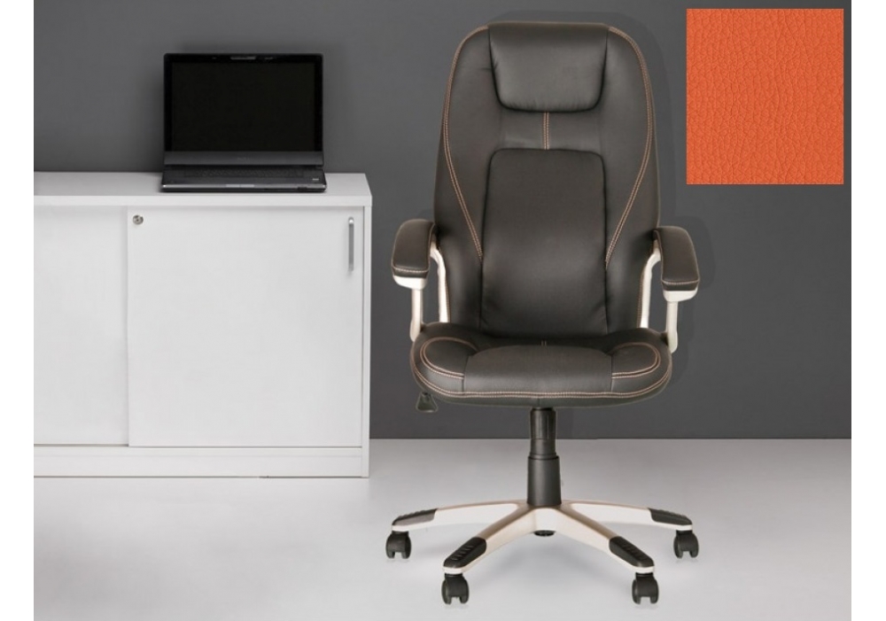 Крісло FORSAGE Tilt PL35, екошкіра, помаранчевий