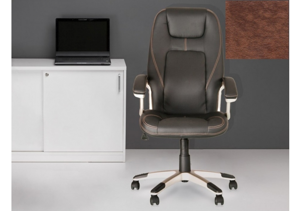 Крісло FORSAGE Tilt PL35, екошкіра, коричневий