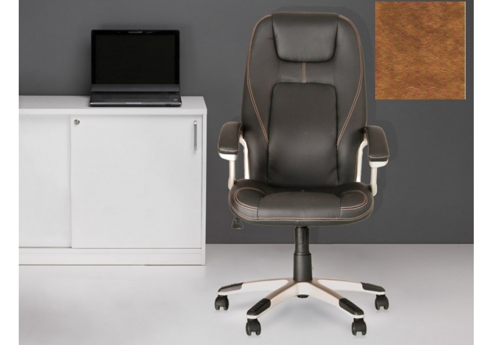 Крісло FORSAGE Tilt PL35, екошкіра, коричневий