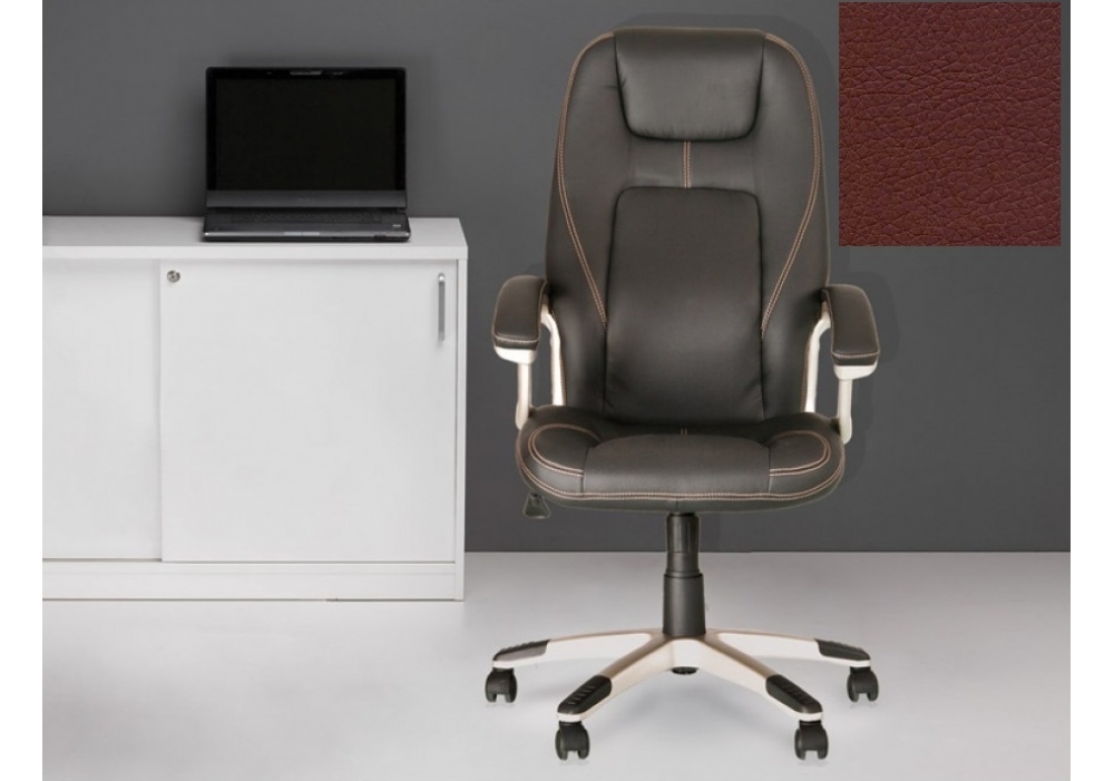 Крісло FORSAGE Tilt PL35, екошкіра, бордовий