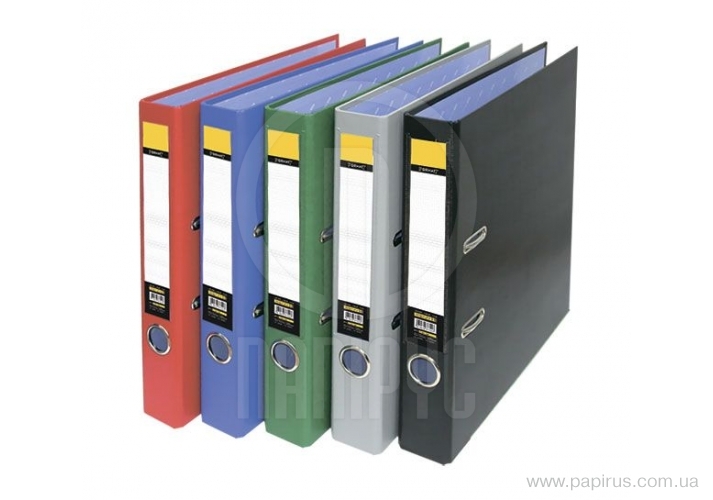 Папка-реєстратор Format, ламинированный картон, А4, 50мм, зелена