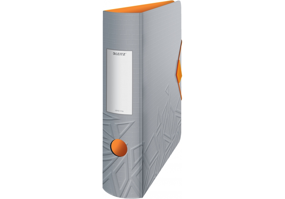 Папка-регистратор Leitz Active Urban Chic 180°, 82мм, серая