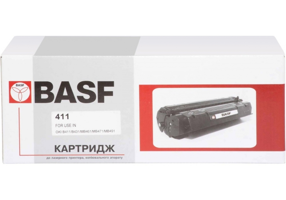 Картридж для OKI B431, B431D, B431DN BASF 44574702/44574705  Black BASF-KT-B411B