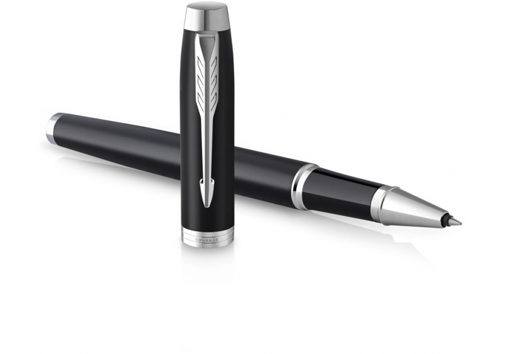 Ручка Паркер IM Matte Black хром рол.