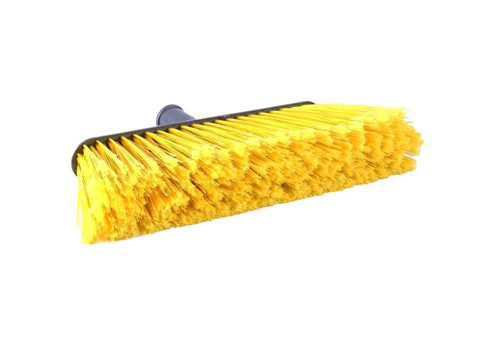 Метла безручки ТМ EcoFabric, 27см, пластиковая, серая