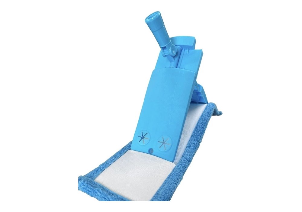 Швабра з мікрофіброю, телескоп, в упаковці з гачком 124 см (44х13), ТМ МД (основа)