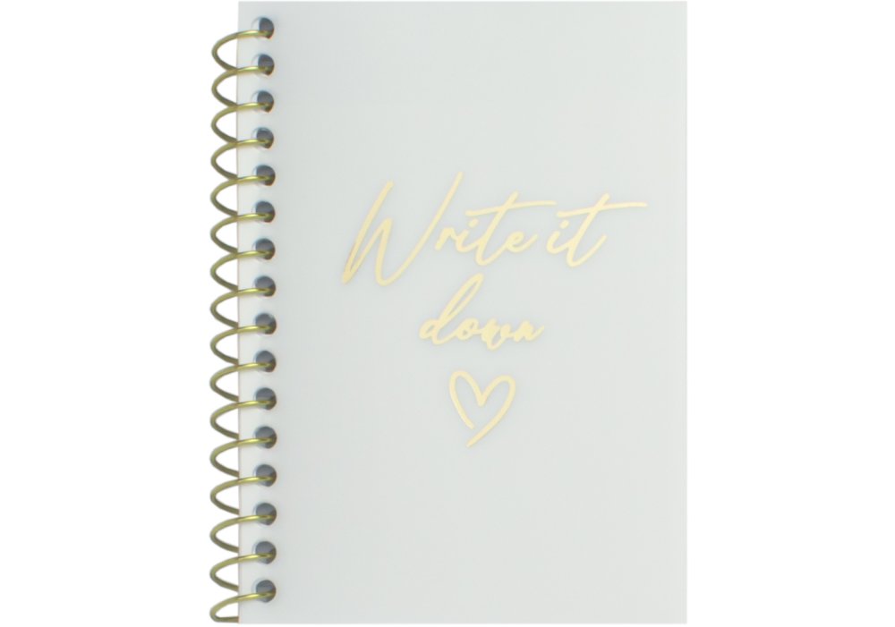 Блокнот А7, пласт. обкл., бічна спіраль, 60 арк., клітинка, асорті