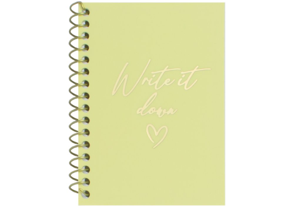 Блокнот А7, пласт. обкл., бічна спіраль, 60 арк., клітинка, асорті