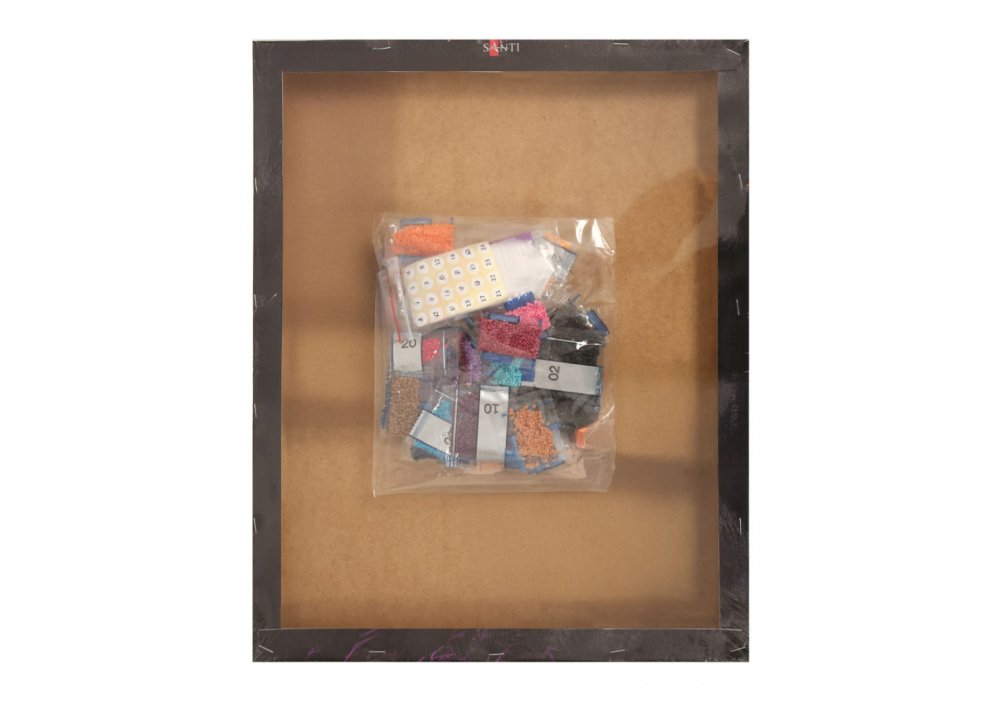 Алмазная мозаика SANTI "Осенний Лондон", 40*50см на подрамнике