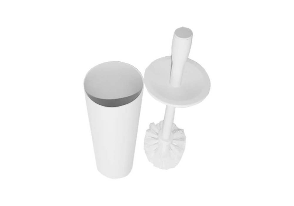 Йоржик для унітазу з піддоном Igeax Practiko білий