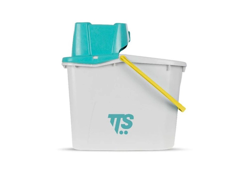 Набір TTS Uni Junior yellow: відро з віджимом, основа, моп, рукоятка