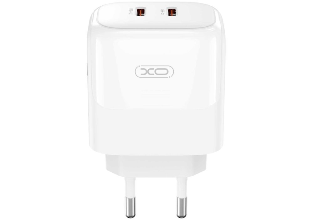 Мережевий зардний пристрій XO L140 - 35W PD Dual port USB-C White