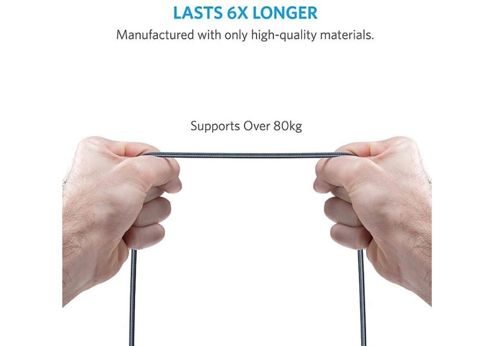 Кабель Anker Powerline Select+ Lightning - 1.8 м Black