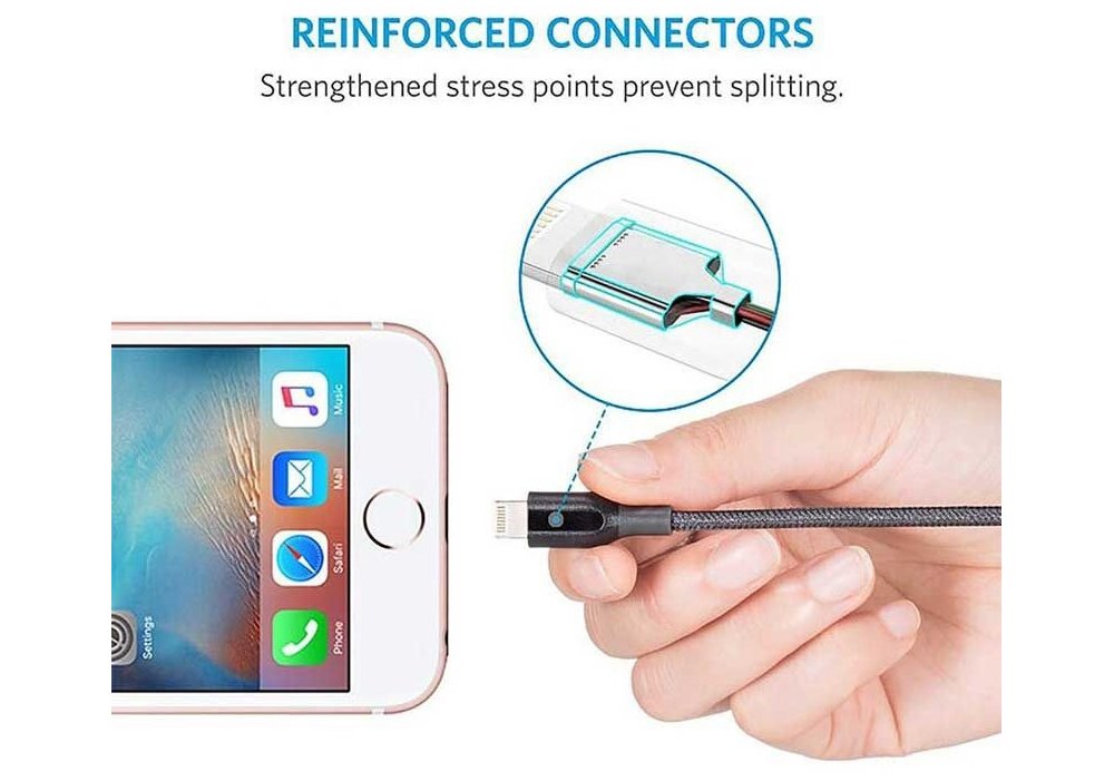 Кабель Anker Powerline Select+ Lightning - 1.8 м Black