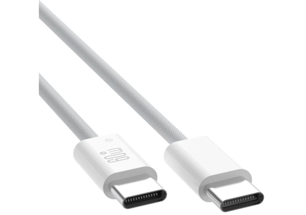 Кабель XO NBQ273 Imitation Series Type-C to Type-C - 60W - 1m White