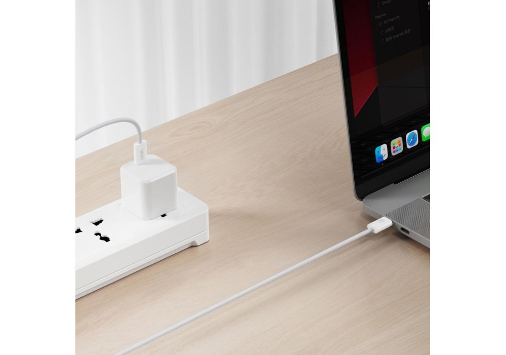 Кабель XO NBQ273 Imitation Series Type-C to Type-C - 60W - 1m White