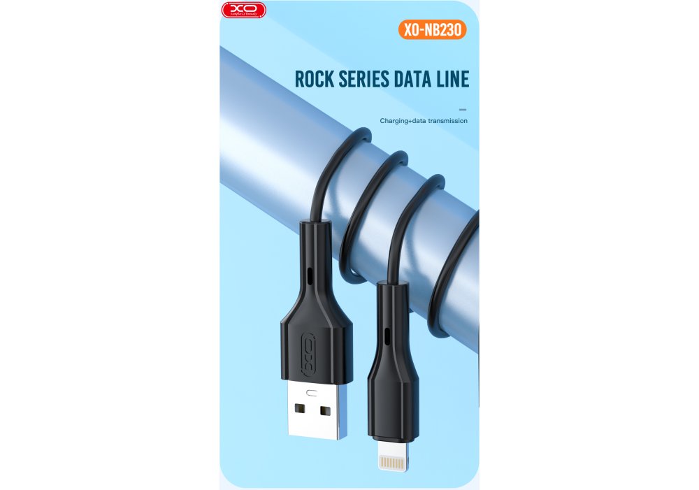 Кабель XO NB230 Rock Series USB-A to Micro - 1m White