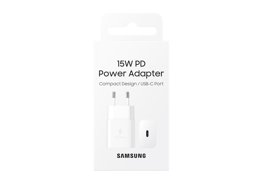 Зарядное устройство Samsung 15W Power Adapter (w/o Cable) - White (EP-T1510NWEGEU)