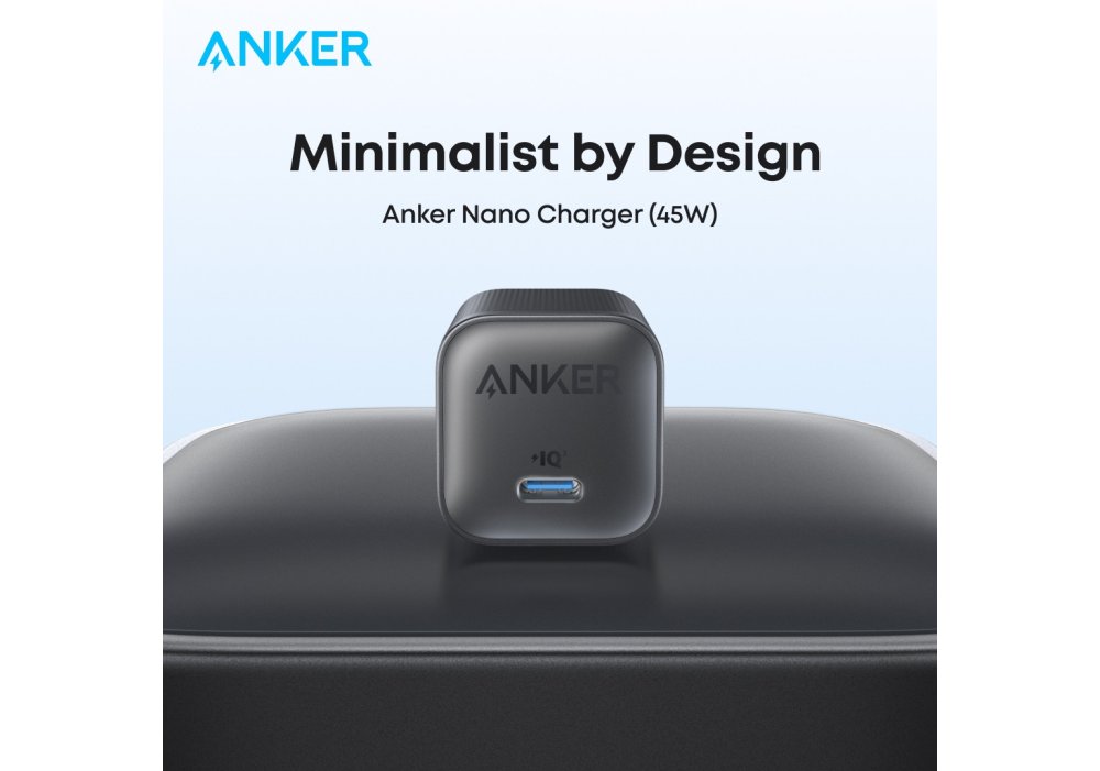 Зарядное устройство Anker Nano Charger - 45W USB-C Black