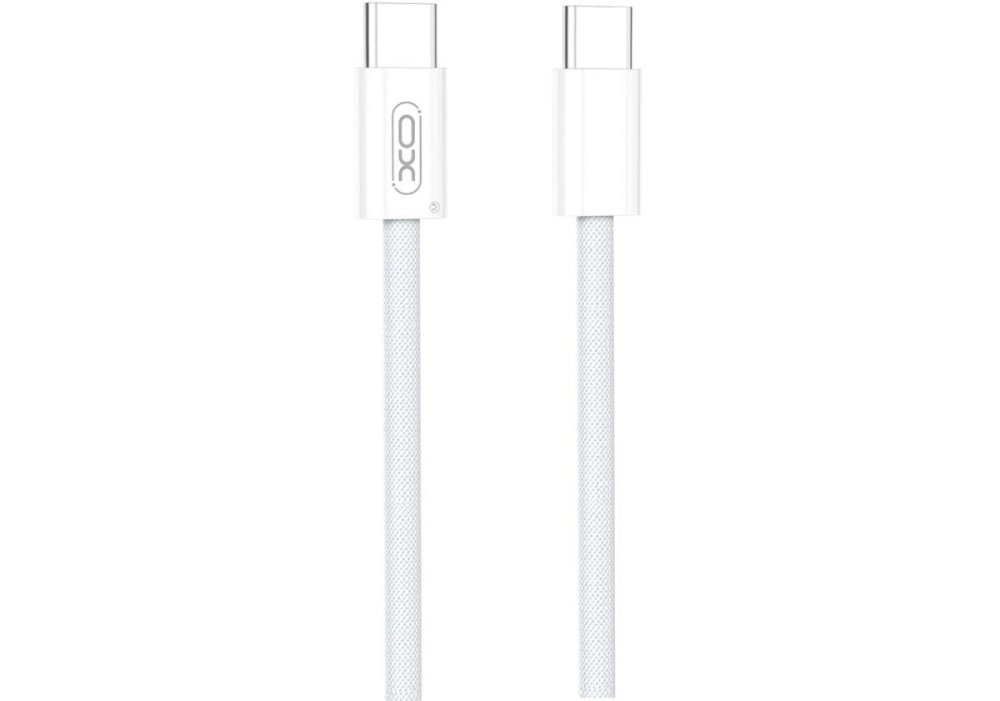 Кабель XO NBQ260A High-fashion Series Type-C to Type-C - 60W - 1m White