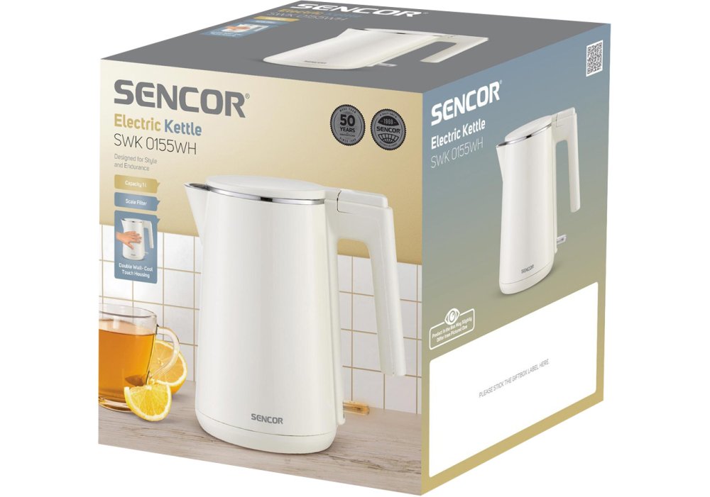 Електрочайник Sencor SWK 0155WH