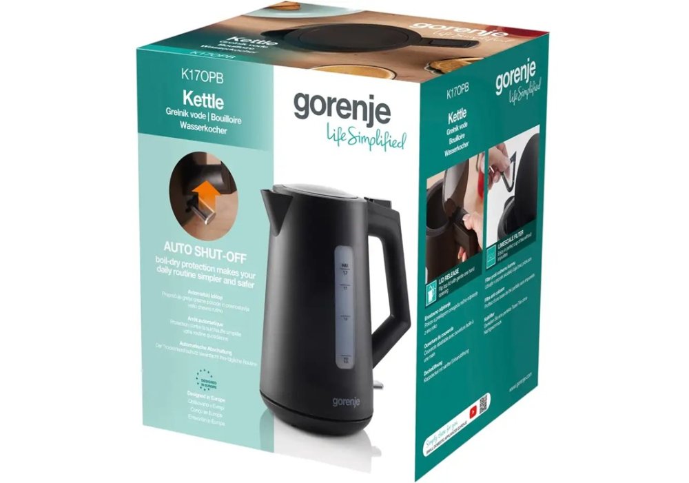 Електрочайник Gorenje K17OPB