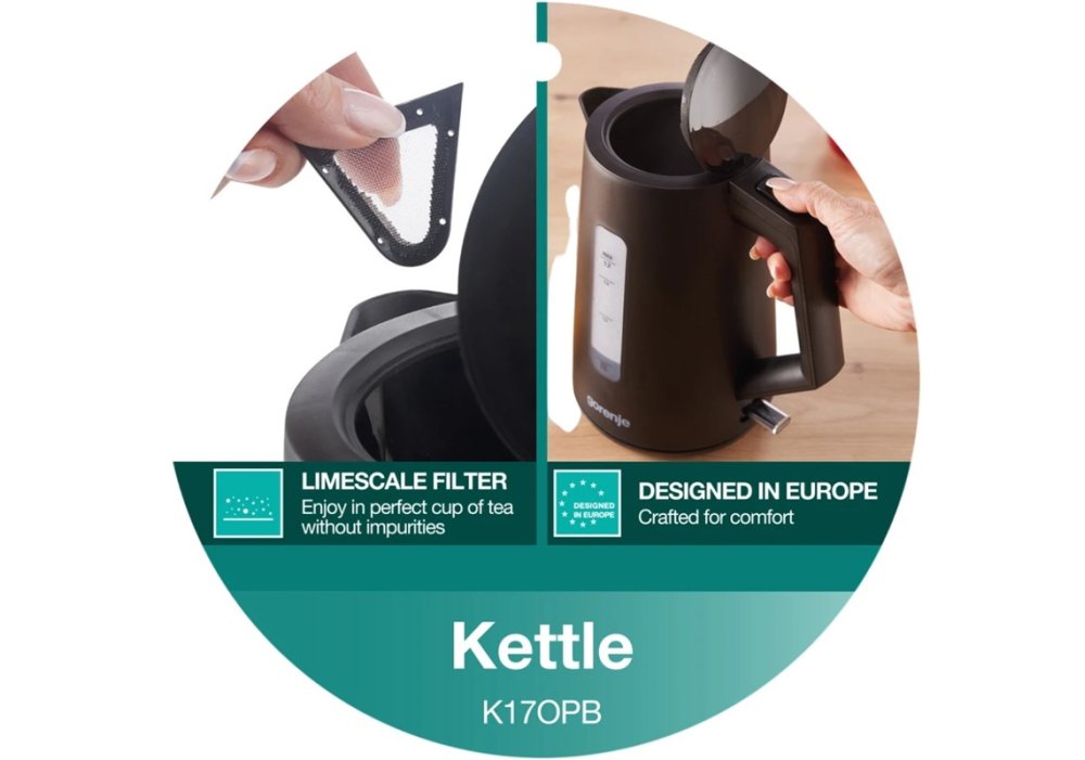 Електрочайник Gorenje K17OPB