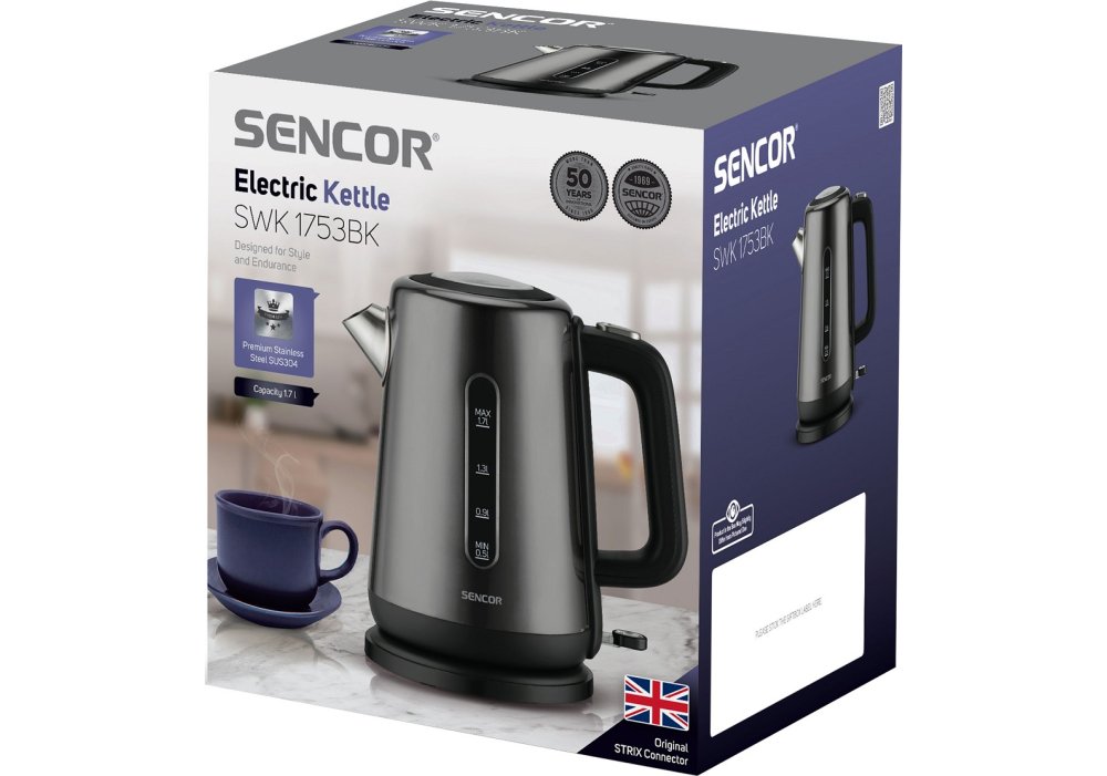 Електрочайник Sencor SWK 1753BK