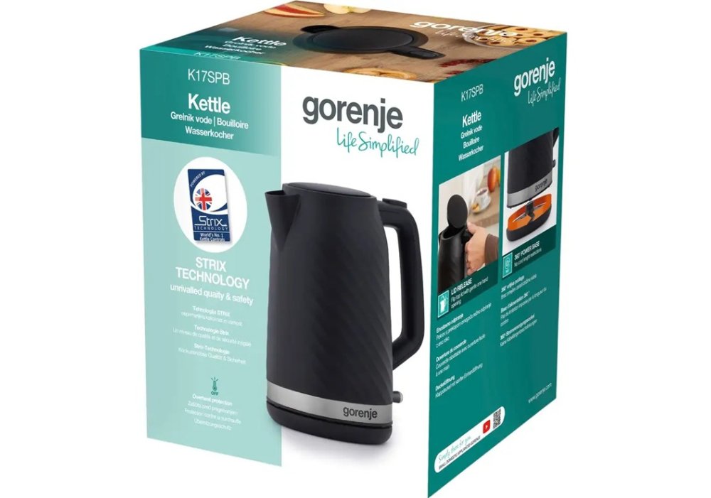 Електрочайник Gorenje K17SPB