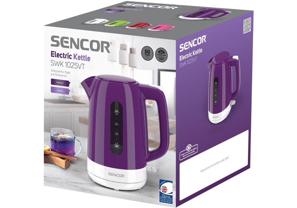 Електрочайник Sencor SWK 1025VT
