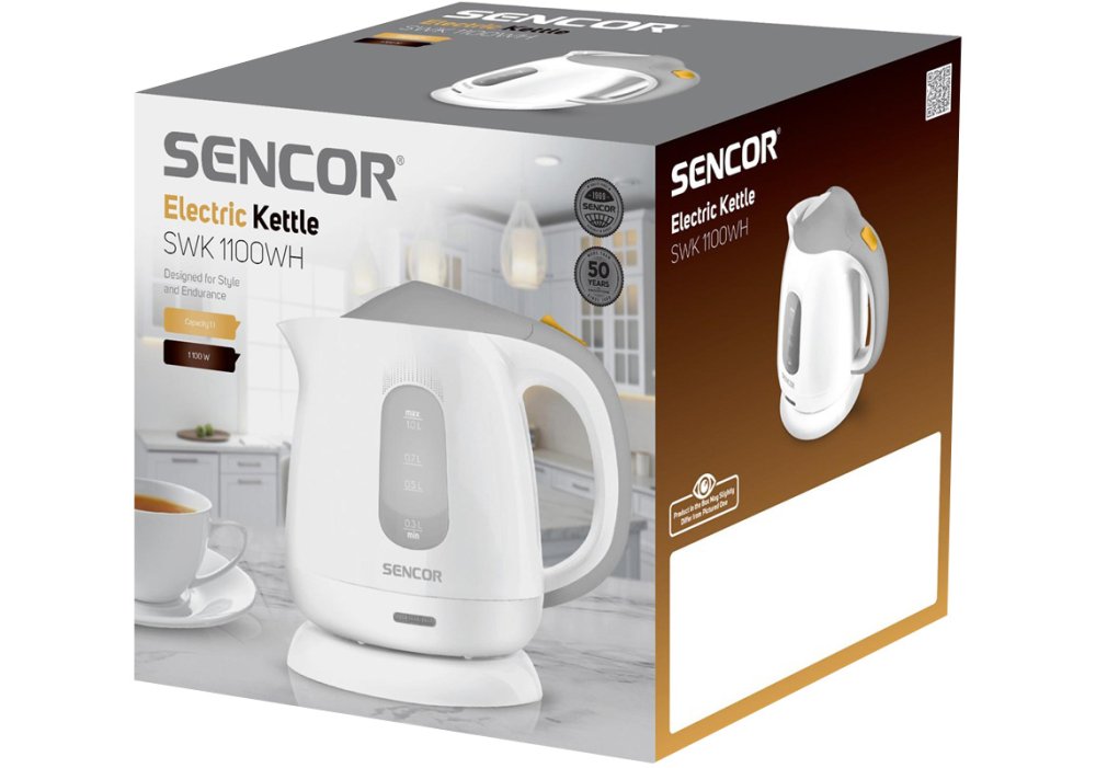 Електрочайник Sencor SWK 1100WH