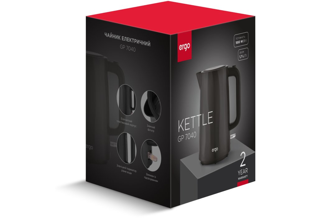 Електрочайник ERGO GP-7041