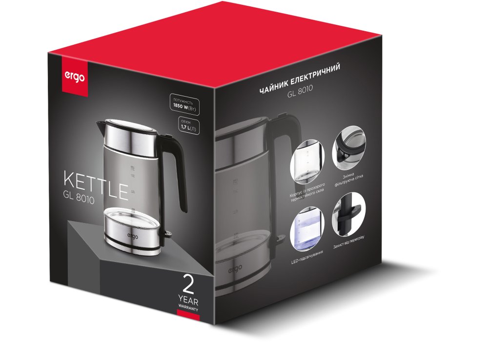 Електрочайник ERGO GL 8011