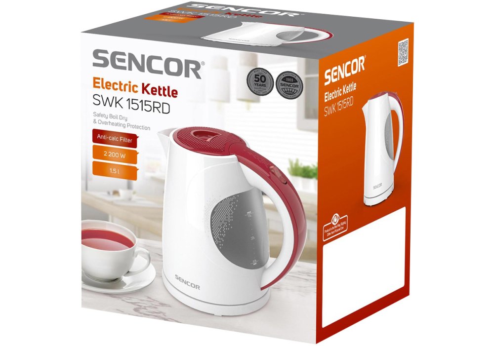 Електрочайник Sencor SWK 1515RD