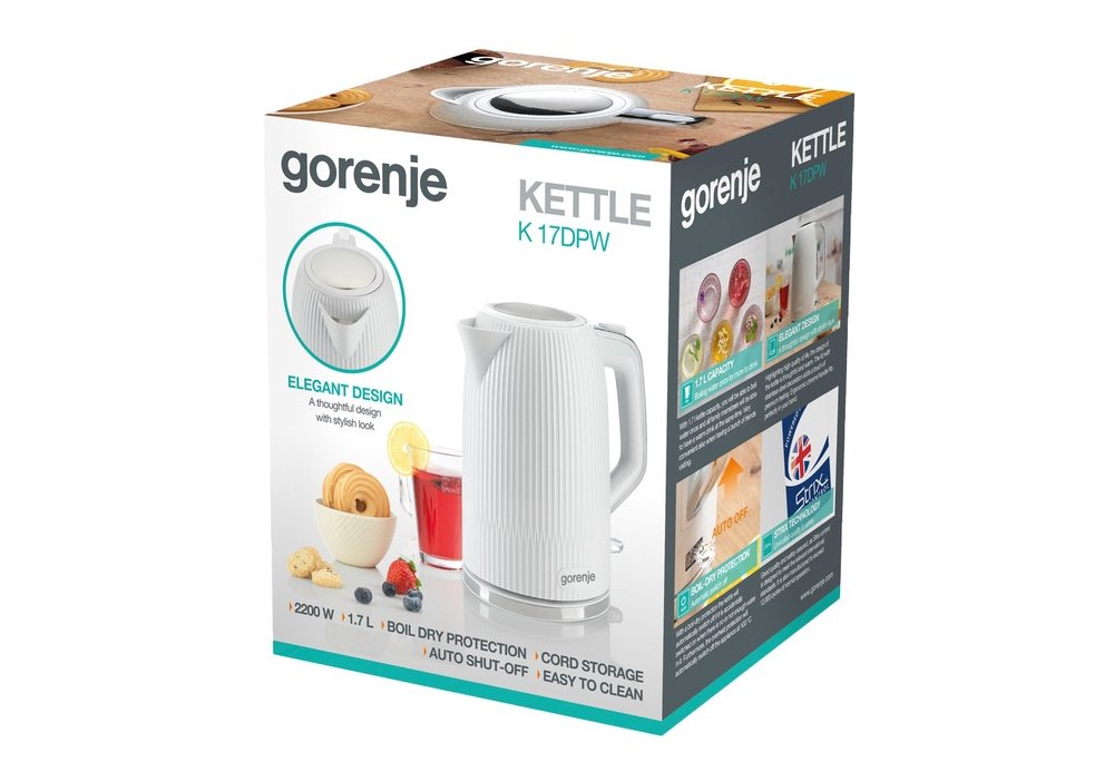 Електрочайник Gorenje K17DPW