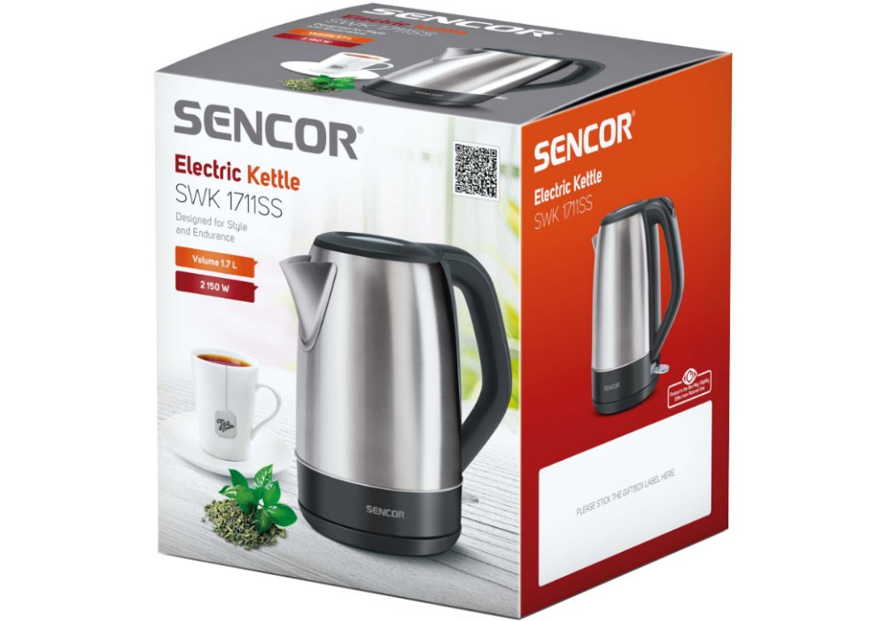 Електрочайник Sencor SWK 1711SS