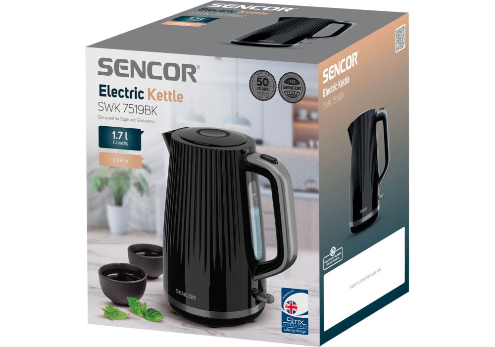 Електрочайник Sencor SWK 7519BK