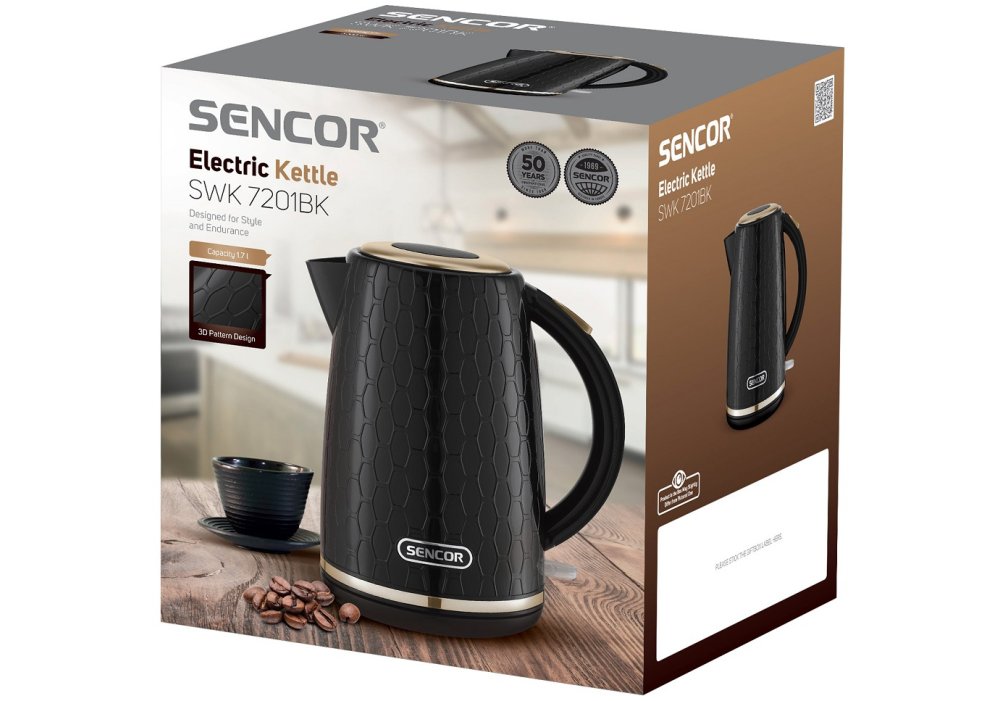 Електрочайник Sencor SWK 7201BK