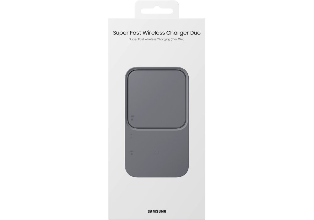 Бездротовий зарядний пристрій Samsung 15W Wireless Charger Duo w/o TA Dark Gray (EP-P5400BBEGEU)