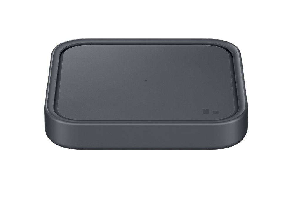 Зарядний пристрій бездротовий Samsung 15Вт з блоком живлення, сірий темний