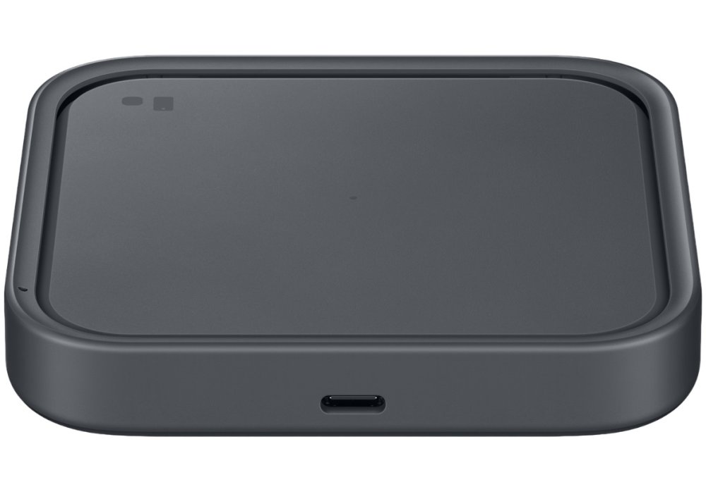 Зарядний пристрій бездротовий Samsung 15Вт з блоком живлення, сірий темний