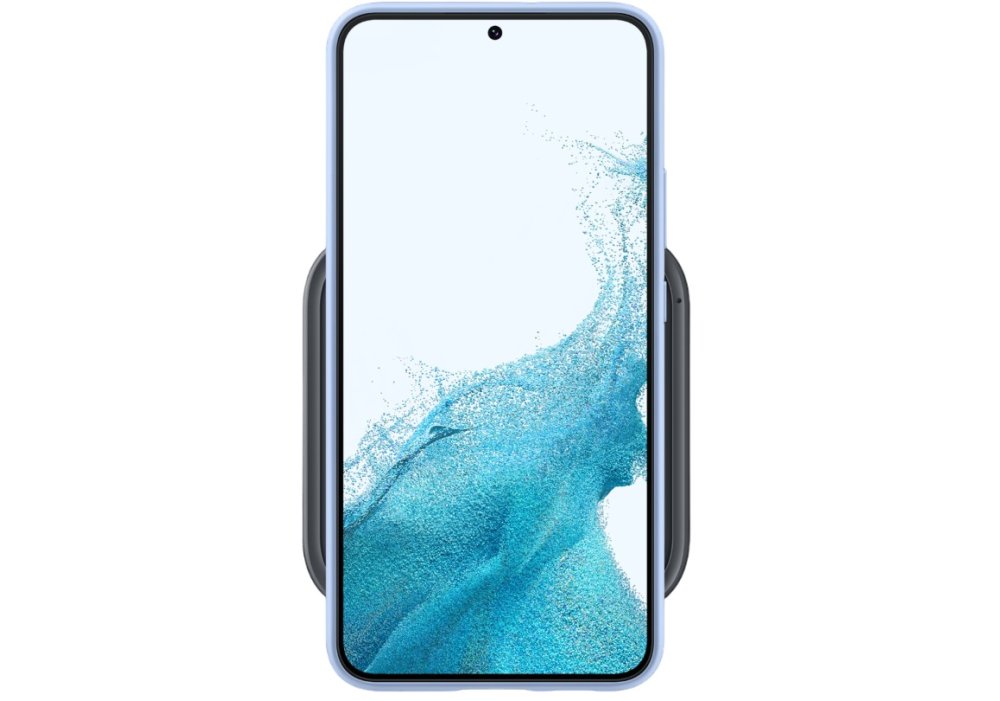 Зарядний пристрій бездротовий Samsung 15Вт з блоком живлення, сірий темний