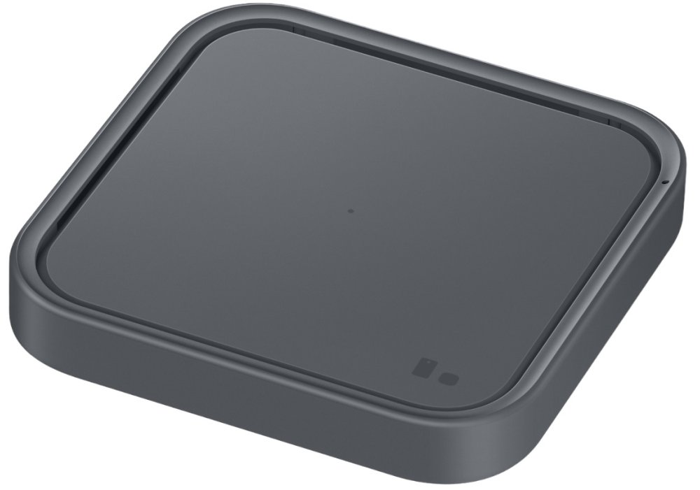 Зарядний пристрій бездротовий Samsung 15Вт з блоком живлення, сірий темний