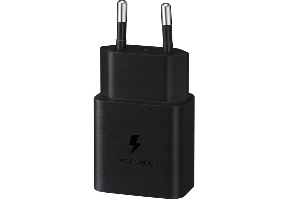 Мережевий зарядний пристрій Samsung 15W Power Adapter Type-C+Cable - Black (EP-T1510XBEGEU)