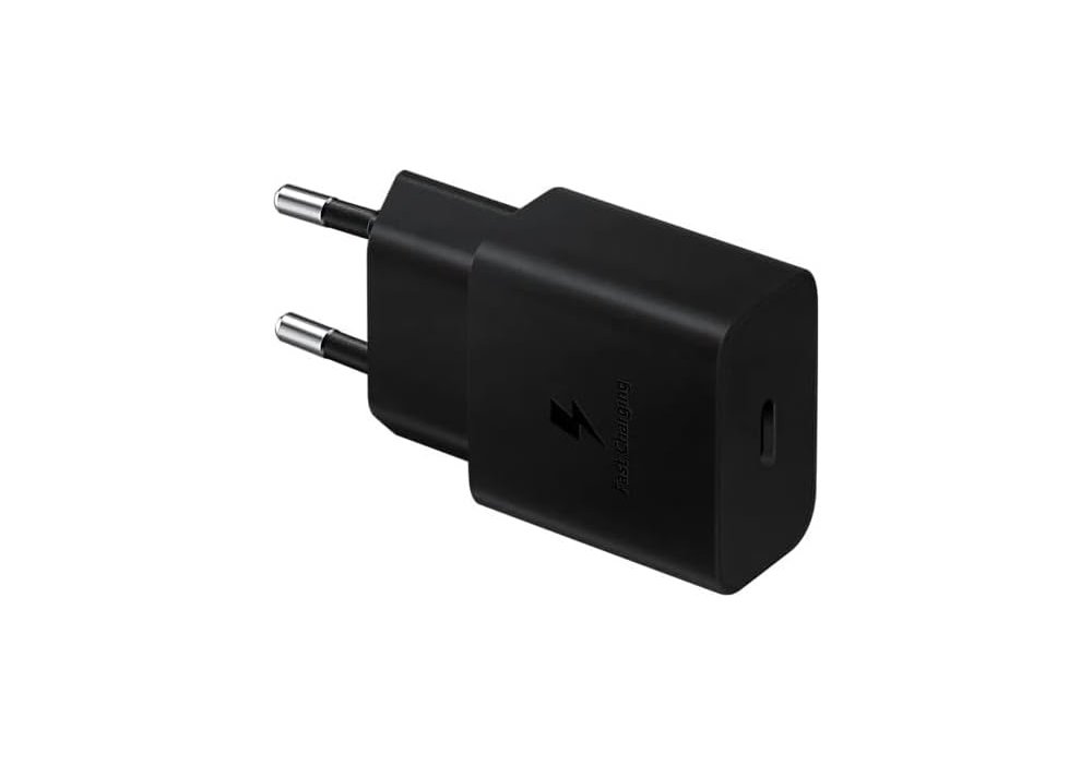 Мережевий зарядний пристрій Samsung 15W Power Adapter Type-C+Cable - Black (EP-T1510XBEGEU)