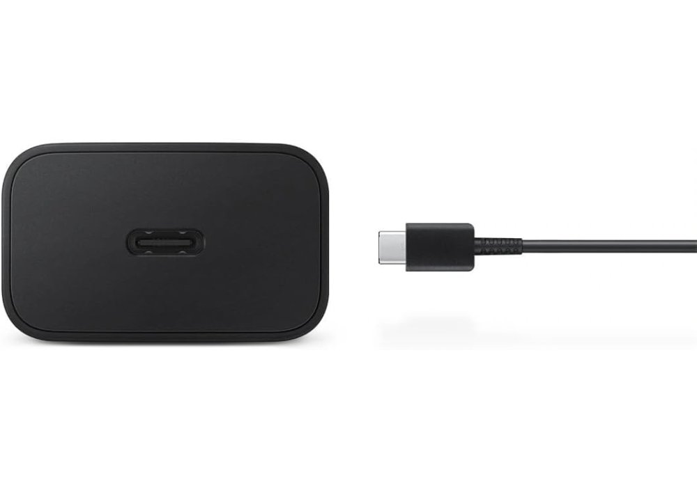 Мережевий зарядний пристрій Samsung 15W Power Adapter Type-C+Cable - Black (EP-T1510XBEGEU)
