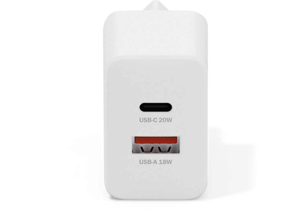 Зарядний пристрій DIGITUS 1хUSB-C, 1хUSB-A, 20W