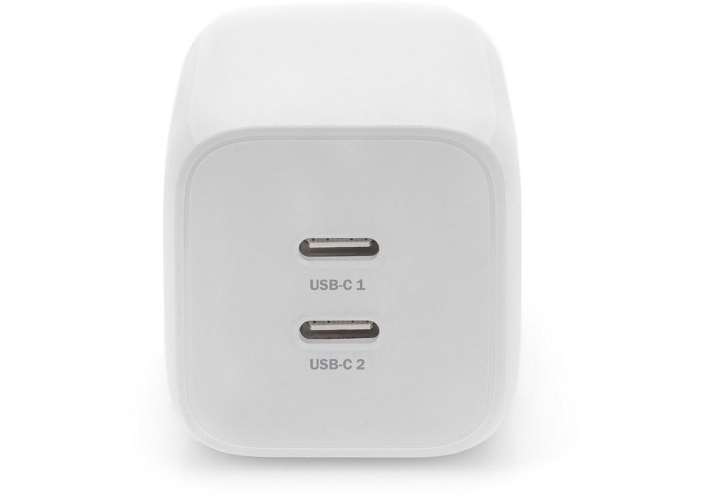 Зарядний пристрій DIGITUS 2хUSB-C, 65W, GaN