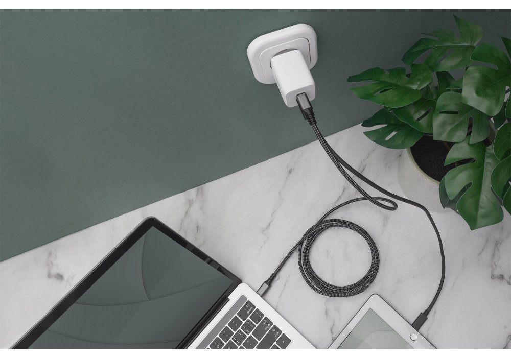 Зарядний пристрій DIGITUS 2хUSB-C, 65W, GaN