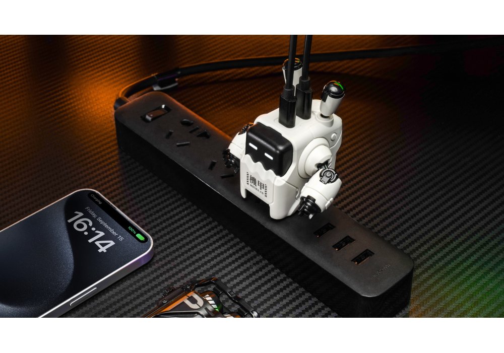 Зарядное устройство сетевое GravaStar Delta35 35Вт 2XUSB-C, белый